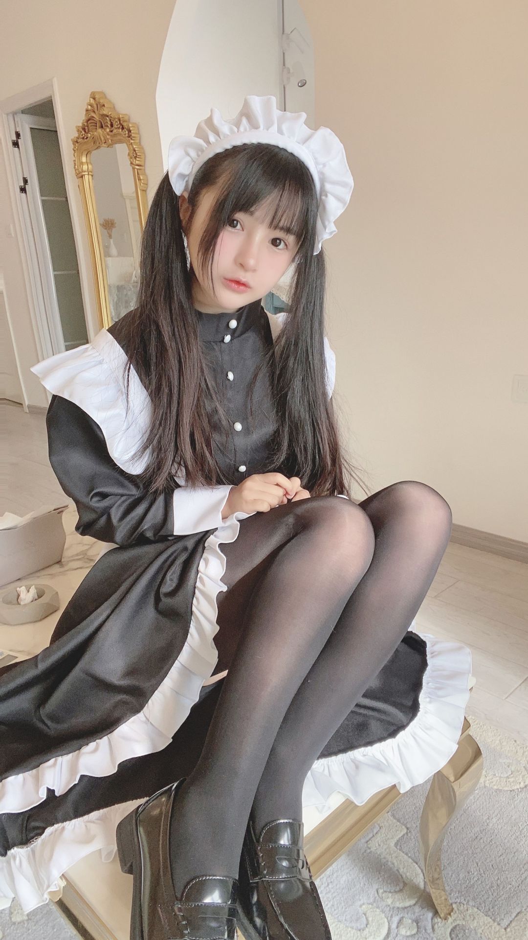 [COS福利]桜井宁宁–双马尾女仆插图4
